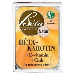Dr.chen béta-karotin+e-vitamin+cink kapszula 60 db - Bio és natúr étrendkiegészítők