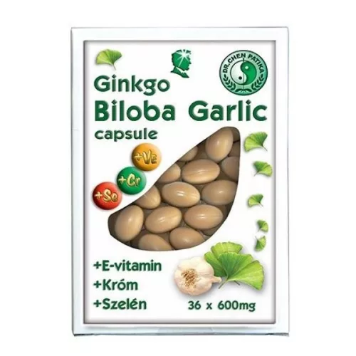 Dr.chen ginkgo biloba garlic kapszula 40 db - Bio és natúr étrendkiegészítők