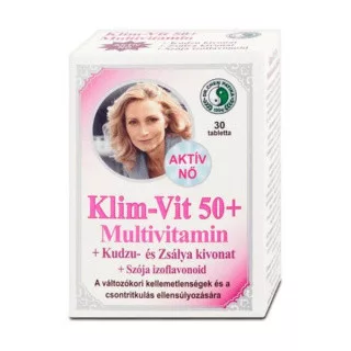 Dr.chen klim-vit 50+ multivitamin 30 db - Bio és natúr étrendkiegészítők