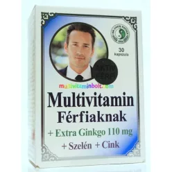Dr.chen multivitamin férfiaknak + extra gingko 30 db - Bio és natúr étrendkiegészítők