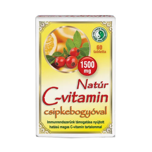 Dr.chen natúr c-vitamin csipkebogyóval 60 db - Bio és natúr étrendkiegészítők