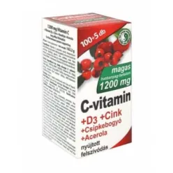 Dr.chen c-vitamin 1200mg+d3+cink+acerola+csipkebogyó tablett 105 db - Bio és natúr étrendkiegészítők