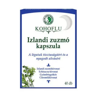 Dr.Chen kohoflu izlandi zuzmó kapszula-éjszaka 40 db - Bio és natúr étrendkiegészítők