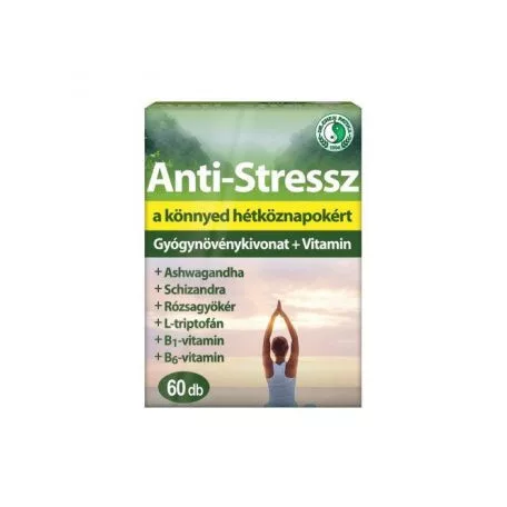Dr.chen anti-stressz gyógynövény+vitamin kapszula 60 db - Bio és natúr étrendkiegészítők