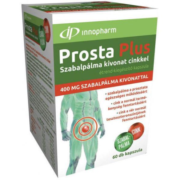 Innopharm prosta plus kapsz. 400 mg szabalpálma + cink 60 db