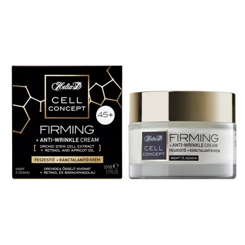 Helia-D cell concept 45+ feszesítő+ránctalanító éjszakai krém 50 ml - Bio és natúr kozmetikumok