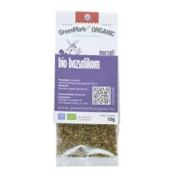 Greenmark bio bazsalikom morzsolt 10 g - Bio és natúr élelmiszerek