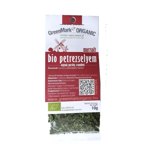 Greenmark bio petrezselyem morzsolt 10 g - Bio és natúr élelmiszerek