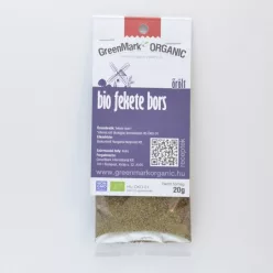 Greenmark bio fekete bors őrölt 20 g - Bio és natúr élelmiszerek