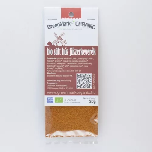 Greenmark bio sült hús fűszerkeverék 20 g - Bio és natúr élelmiszerek