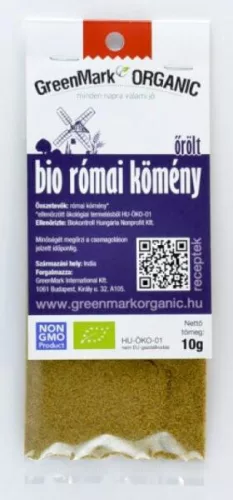 Greenmark bio római kömény őrölt 10 g - Bio és natúr élelmiszerek