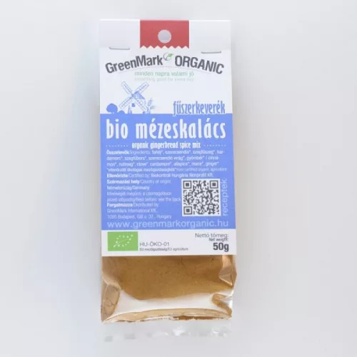 Greenmark bio mézeskalács fűszerkeverék 50 g - Bio és natúr élelmiszerek