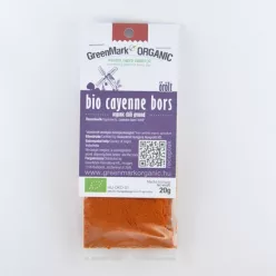 Greenmark bio cayenne bors őrölt 20 g - Bio és natúr élelmiszerek