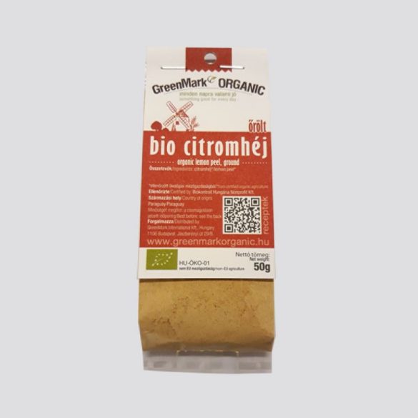 Greenmark bio citromhéj őrölt 50 g