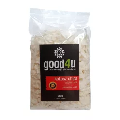 GOOD4U VEGÁN KÓKUSZ CHIPS KÉNMENTES - Bio és natúr élelmiszerek