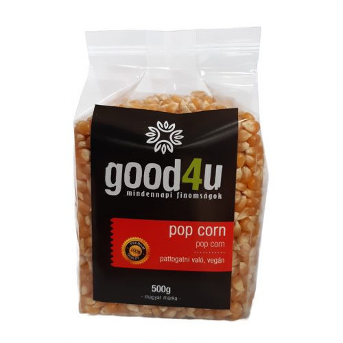 GOOD4U VEGÁN POP CORN - Bio és natúr élelmiszerek