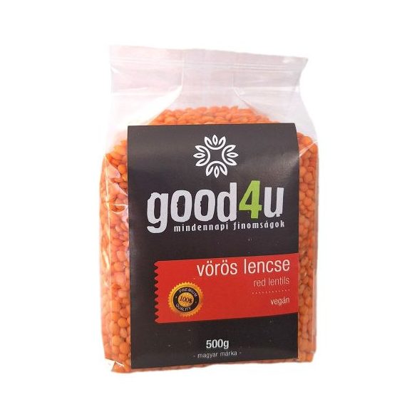 Good4u lencse vörös 500 g