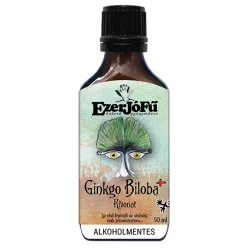 EzerJóFű Ginkgo Biloba+ kivonat 50ml alkoholmentes, növényi glicerinnel - 