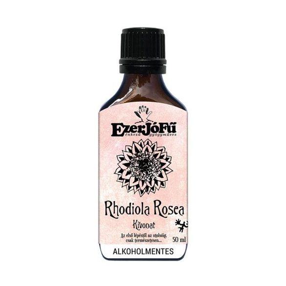 EzerJóFű Rhodiola Rosea kivonat 50ml alkoholmentes, növényi glicerinnel