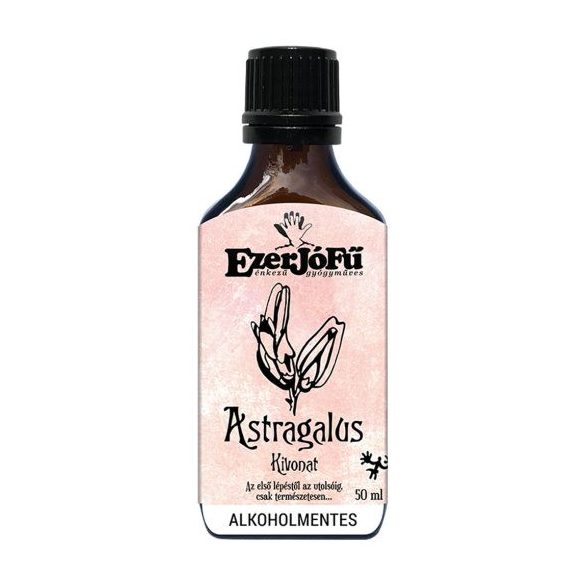 EzerJóFű Astragalus kivonat 50ml alkoholmentes, növényi glicerinnel