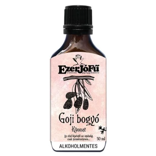 EzerJóFű Goji bogyó kivonat 50ml alkoholmentes, növényi glicerinnel - 