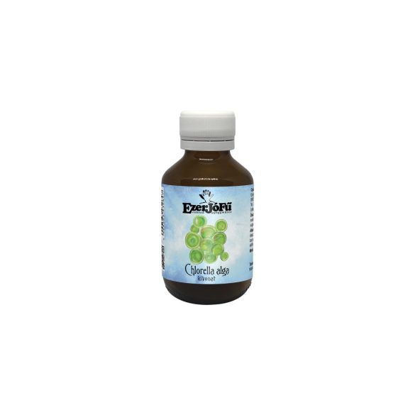 EzerJóFű Chlorella alga kivonat 100ml alkoholmentes, növényi glicerinnel