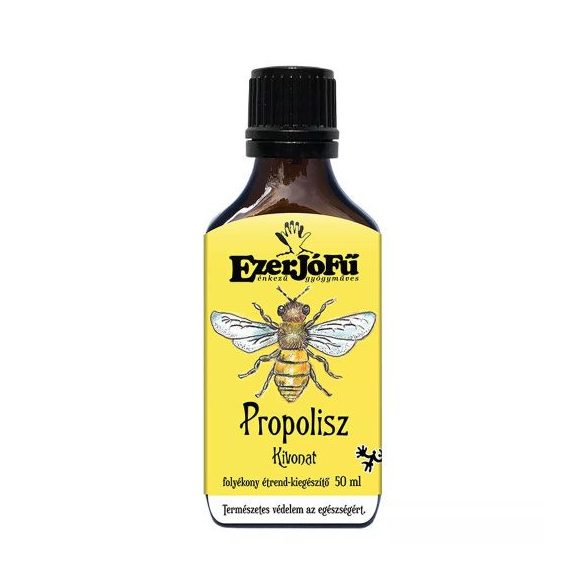 EzerJóFű Propolisz kivonat 50ml alkoholmentes, növényi glicerinnel