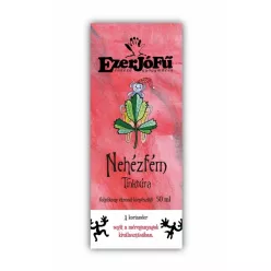 Ezerjófű nehézfém tinktúra 50 ml - Bio és natúr étrendkiegészítők