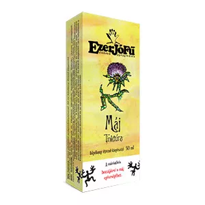 Ezerjófű máj tinktúra 50 ml - Bio és natúr étrendkiegészítők
