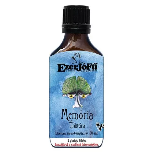 EzerJóFű Memória tinktúra 50ml folyékony étrend-kiegészítő - 