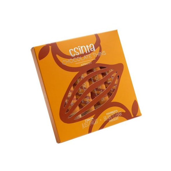 Csinta chocolate thins sárgabarack 5db-os 40 g