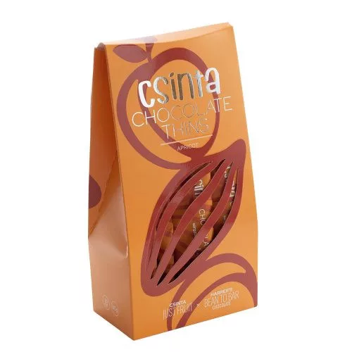 Csinta chocolate thins sárgabarack 10db-os 80 g - 