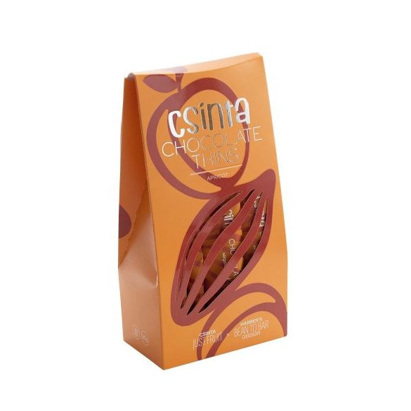 Csinta chocolate thins sárgabarack 10db-os 80 g