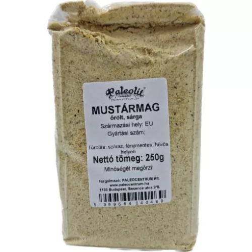Paleolit mustármag őrölt sárga 250 g - Bio és natúr élelmiszerek