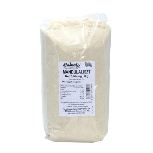 Paleolit Mandulaliszt zsírtalan 1kg (préselvényből)