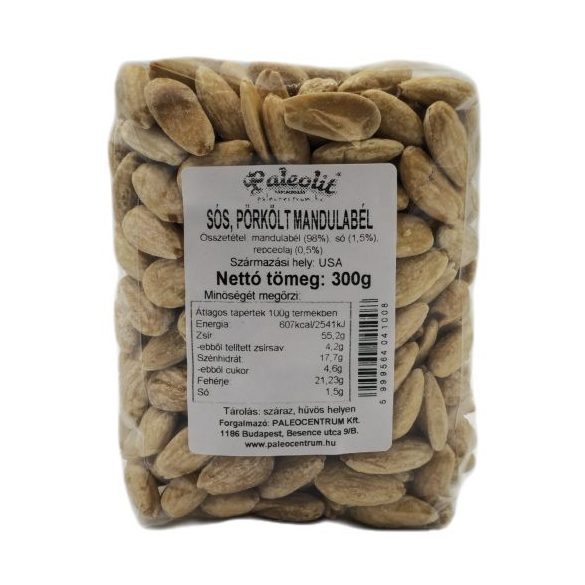 Paleolit Mandulabél sós-pörkölt 300g