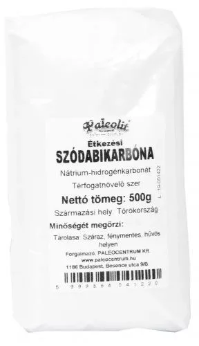 Paleolit Szódabikarbóna étkezési 500g Nátrium-hidrogén-karbonát - 