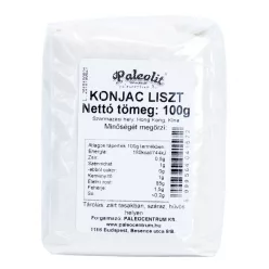 Paleolit Konjac liszt 100g 120-200 mesh glükomannán tartalom min 90% - 