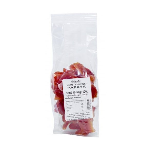 Paleolit Aszalt papaya szelet 100g