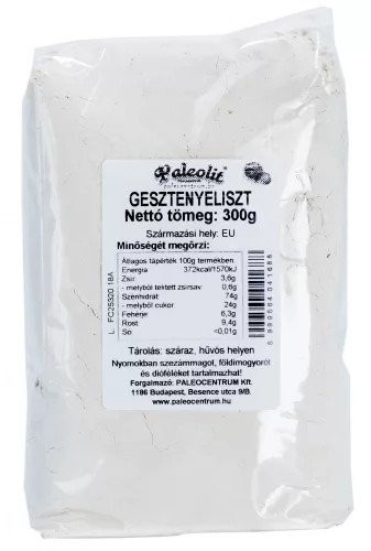 Paleolit Gesztenyeliszt  300 g - Bio és natúr élelmiszerek