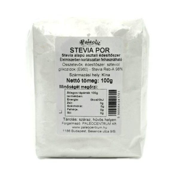 Paleolit Stevia por 98%-os 100g