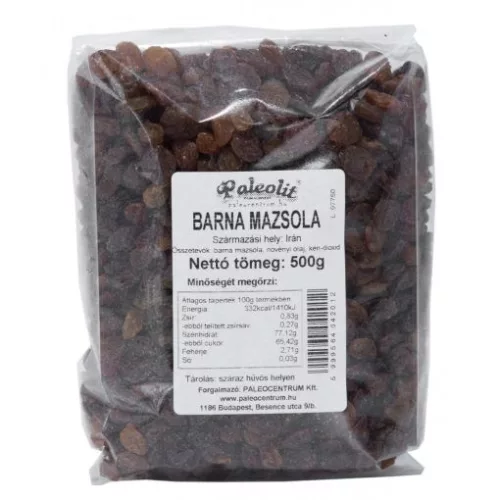 Paleolit Barna mazsola 500g - 