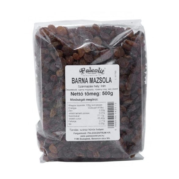 Paleolit Barna mazsola 500g