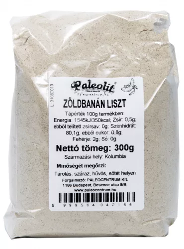 Paleolit Zöldbanán liszt 300g - 