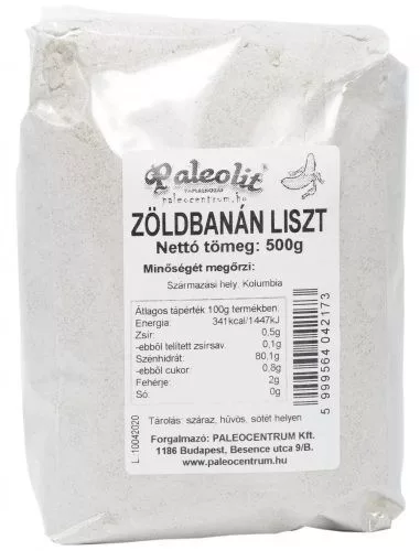 Paleolit Zöldbanán liszt 500g - 