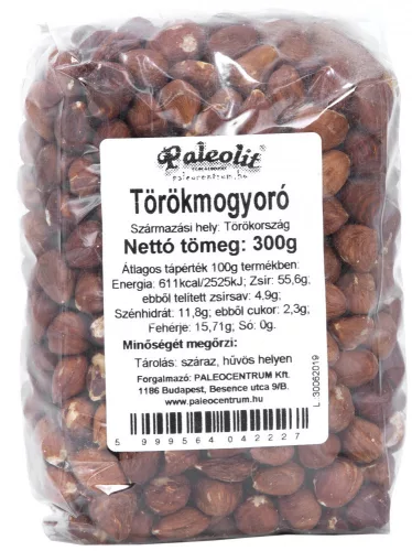 Paleolit Törökmogyoró natúr 300g - 