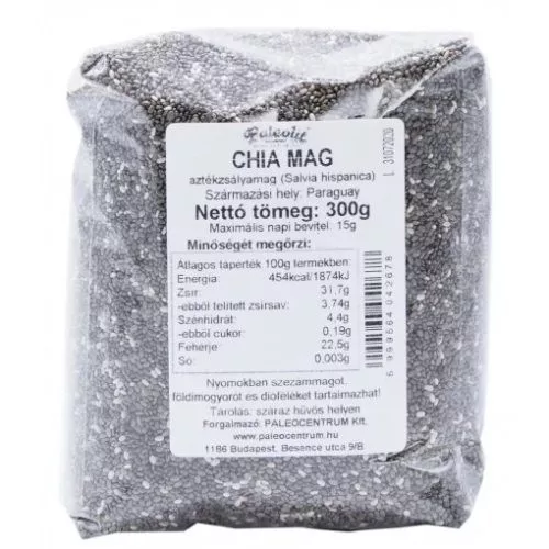 Paleolit Chia mag fekete 300g - 