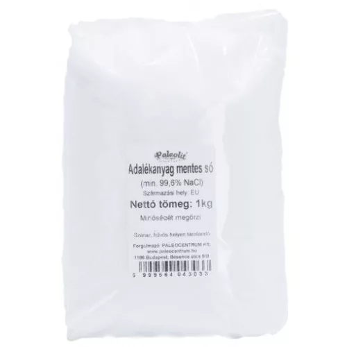 Paleolit Adalékanyag mentes tiszta gyógysó 1kg (99,6% NaCl) - 