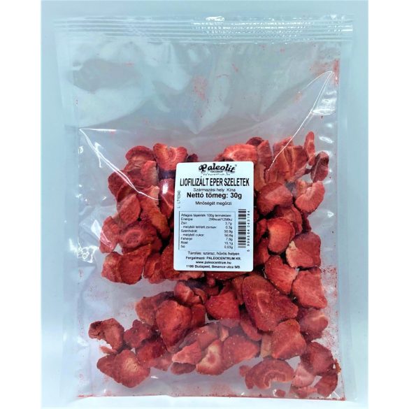 Paleolit Liofilizált eper szeletek 30g Strawberries