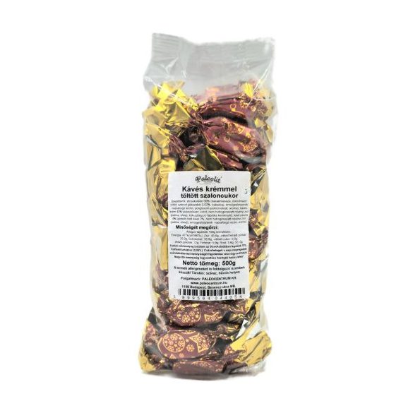 Paleolit Kávés szaloncukor 500g krémmel töltve